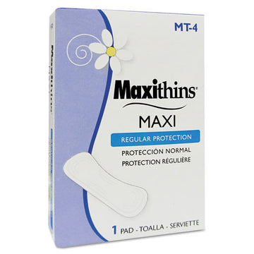 HOSPECO® Maxithins Vended Sanitary Napkins #4, Maxi, 250 Individually Boxed Napkins-carton freeshipping - TVN Wholesale